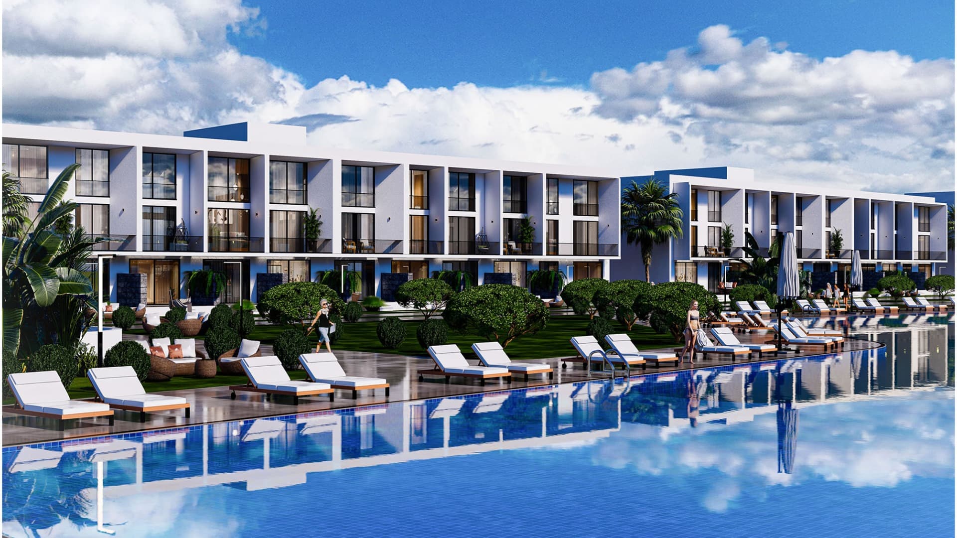 İskele Courtyard Platinum'da Satılık Sıfır Stüdyo Daire
